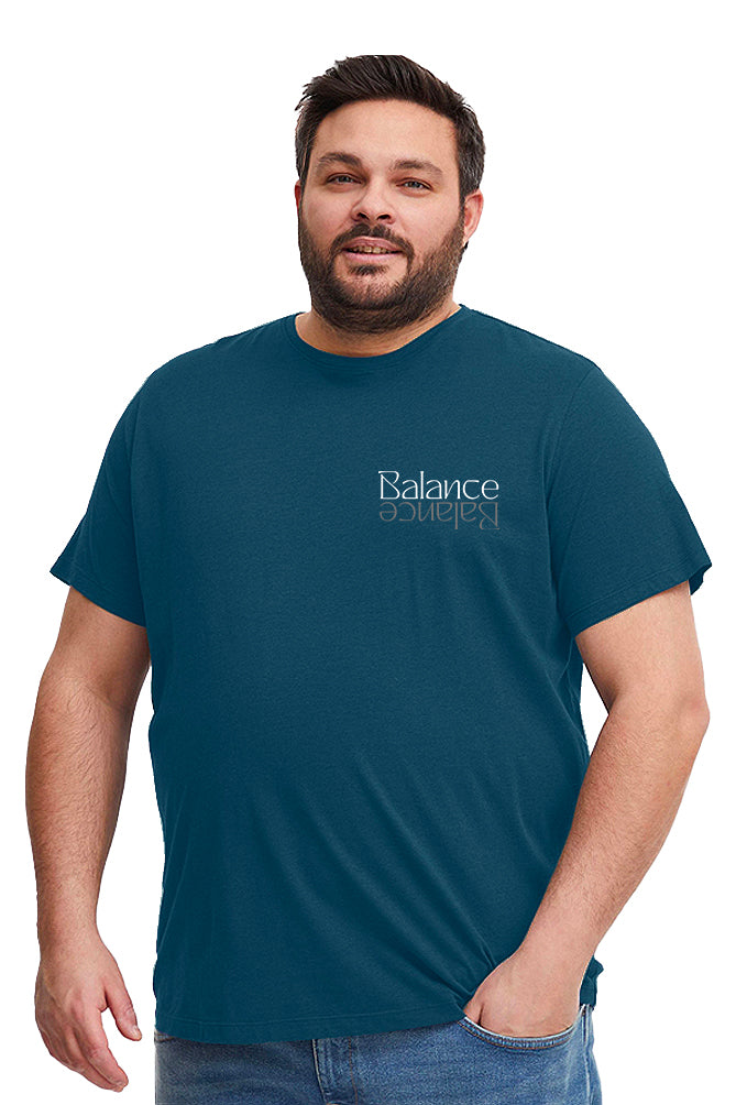 Purchase our men s XL to 7XL size balance printed t shirts online. Queata