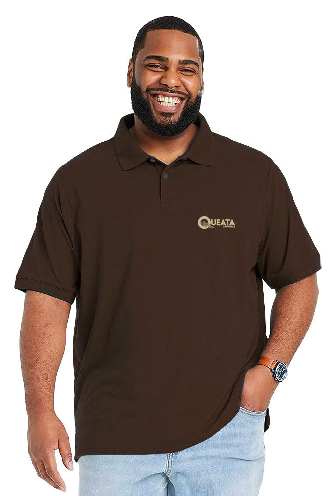 Men s Polo Half Sleeve Coffee Brown T Shirt Queata