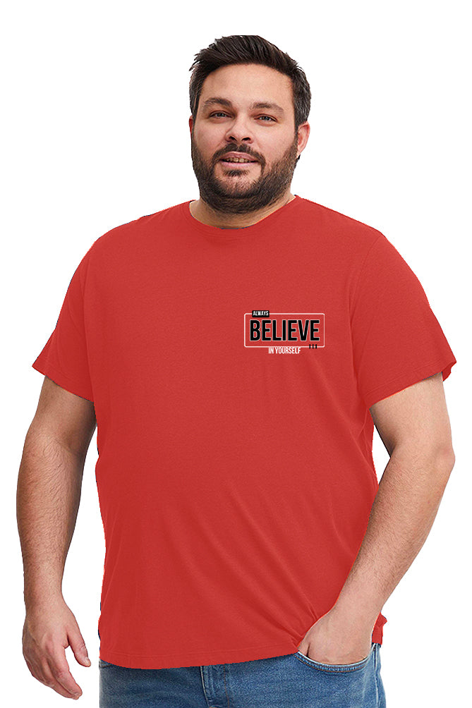 Men's Believe Printed T-shirt