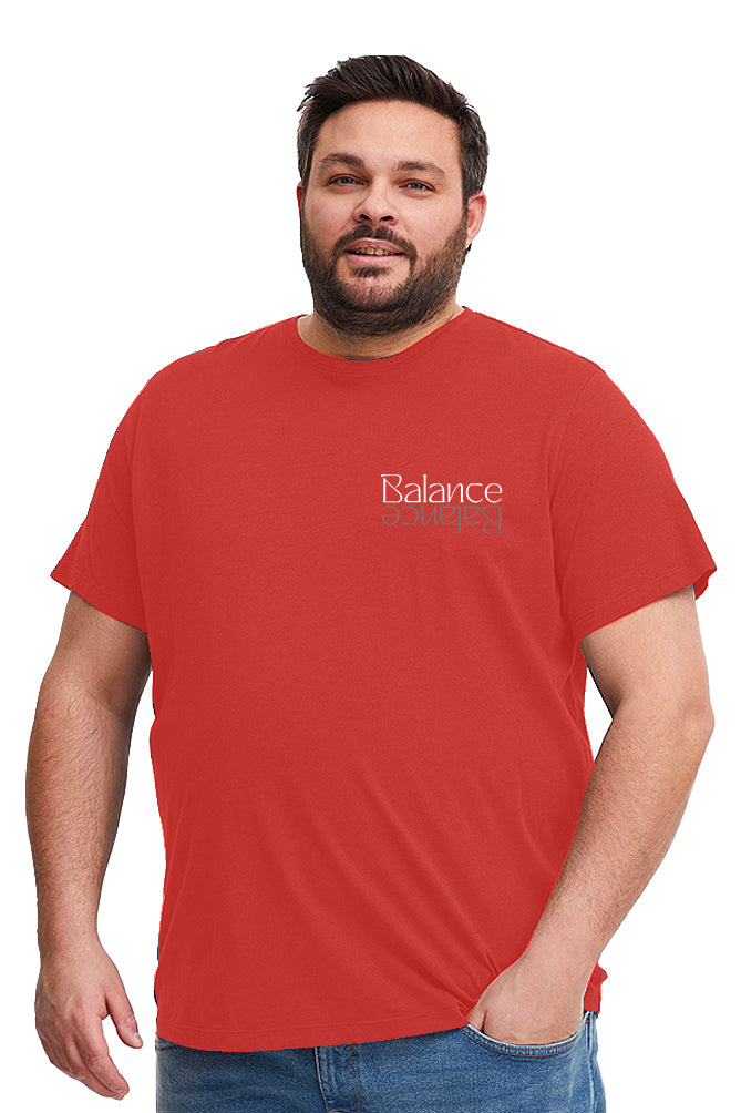 Balance printed men's t-shirt